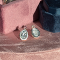 Aquamarine Pebble Earrings