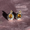 Citrine Pebble Earrings