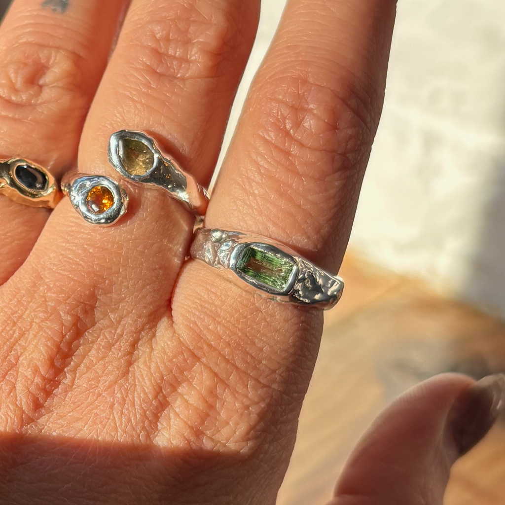 Tourmaline Brick Ring