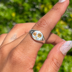 Citrine Triple Threat Ring